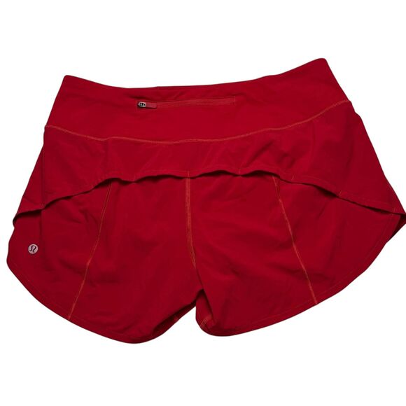 Lululemon Speed Up Mid-Rise Short 4" *Dark Red - Picture 4 of 9